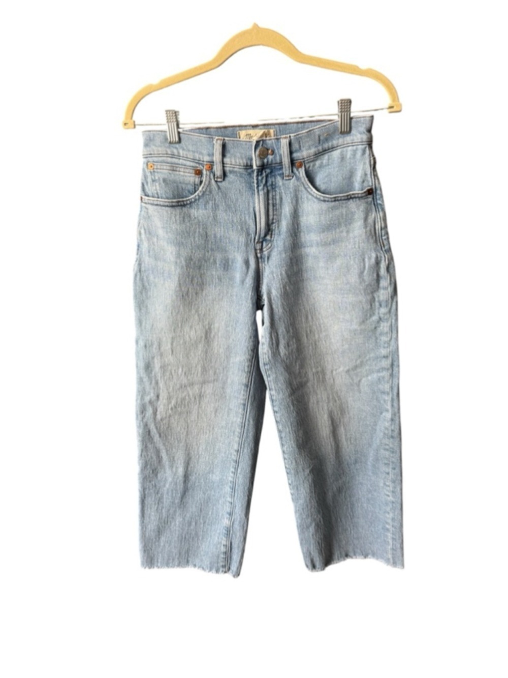Madewell The Petite Perfect Vintage Wide-Leg Crop Jean in Altoona Wash